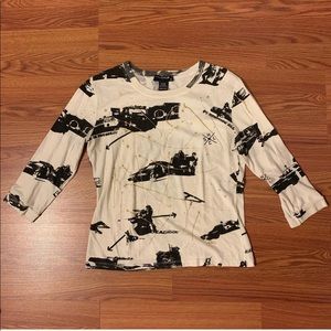 Diesel Style Lab 3/4 Sleeve Top